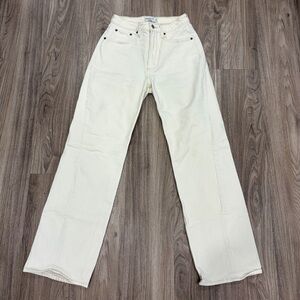 abercrombie curve love wide leg jeans size 4R